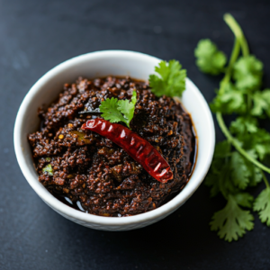 Homemade Coriander Pickle (Kothimeera Pachadi)